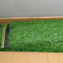 MYOYAY Artificial Grass Turf Rug, 3.3ft x 33 ft Large Realistic Grass Lawn Carpet Roll,1.18" Thick Synthetic Turf Mat with Drain Holes for Indoor Outdoor Garden Landscape Dog -109 sq. ft