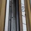 DWANTON Litter Box Enclosure, Cat Litter Box Furniture Hidden, with Scratching Mat, Wooden Cat Washroom Indoor, 31.5" L x 19.7" W x 21.7" H, Black and Warm Brown