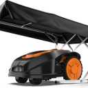Robot Lawn Mower Garage, Waterproof Outdoor Shelter & Carport for Most Robotic Mowers, Universal Easy Setup Rain Protection Panel Awning Shed, 19" W x 30" L x15.7 H