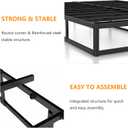 9 Inch Full Size Box Spring, 3000lbs Heavy Duty Box Spring Full Size Bed Base Metal Mattress Foundation, Easy Assembly, Noise Free