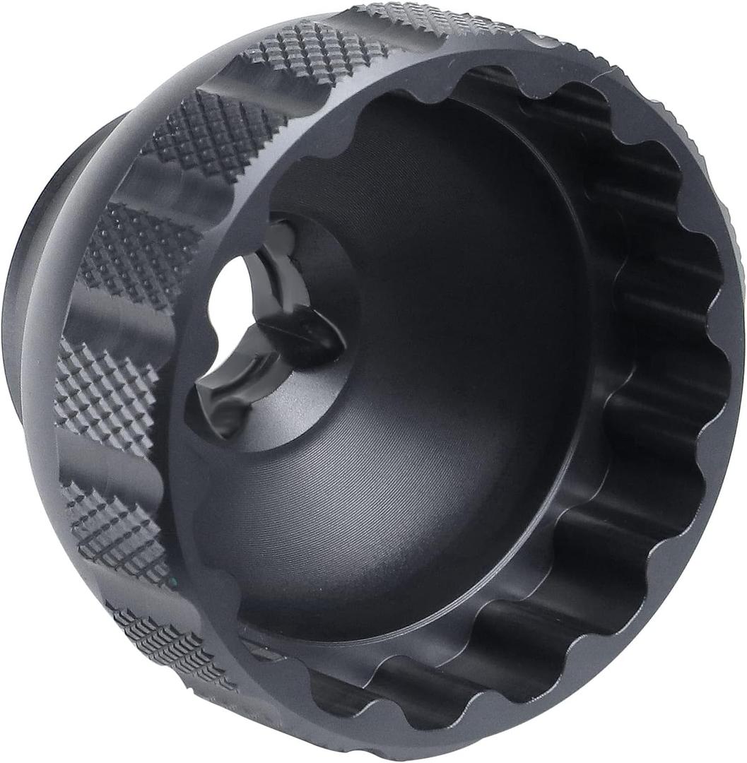 16-Notch Bottom Bracket Tool Bottom Compatible with Shimano BBR60, MT-800, etc.-Black(Fit for BBT-59.2, for Bracket of 41mm OD)