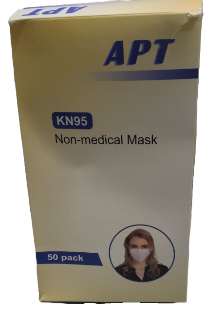 APT KN95 Non-Medical Mask White 50 Pack