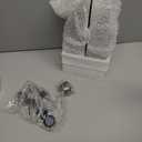 Vakoo Oil and Vinegar Dispenser Set - 17oz/500ml, Extra Thick Glass, Leak-Proof, Olive Oil Dispenser Bottle for Kitchen (Blue Black)