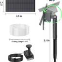 Biling Solar Water Fountain Pump, Solar Bird Bath, Outdoor with Tubing, Solar Powered Fountain Pump for Pond BirdBath, Garden, Pool, Fish Tank,Backyard