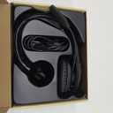 Trucker Bluetooth Headset, Wireless Headset with Mic, Bluetooth Headsets with Dual Noise Cancelling Microphone & Mute Button, 55Hrs Working Time PC Headsets for Cell Phones, Computer, Truck Driver (Black)