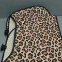 Leopard Car Seat Covers Full Set, Cheetah Print Auto Seat Cushion Protector, Animal Print Interior Accessories for Women, Universal Fit Non Slip Washable Seat Covers for SUV Truck Sedan