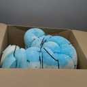 PERLECARE 3 Inch Full Memory Foam Mattress Topper, Cooling Gel Infused Mattress Pad, Ventilated Bed Topper for Pressure Relief, CertiPUR-US Certified, Blue