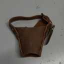 Hide & Drink, Leather Dog Muzzle Guard, Secure, Prevents Biting Chewing, Pitbull German Shephard & Any Breeds, Small Medium Large, Handmade (Large)