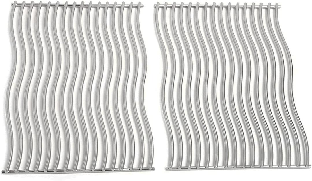 S8C013 (2-Pack) 17 3/4" Stainless Steel Solid Rod Cooking Grids Replacement for Napoleon Rogue 425 Grills