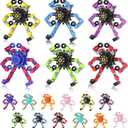 Transformable Fidget Spinners,18PCS Funny Sensory Fidget Toys Deformable Chain DIY Robot Spinner,Fingertip Stress Relief Gyro Toy Easter Basket Stuffers Party Favors