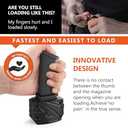 Ludex Magazine Speed Loader for Glock 9mm/.40.Fits Glock 17,18,19,22,23,24,26,27,34,35,45 and 47 (black)