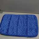 MAXTID Weighted Lap Pad for Kids 5 Pound Travel Size Mini Weighted Lap Blanket Blue Dinosaur 16"x22" for Kids Boys Sensory Gifts