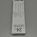 MUTNITT Silverware Set with Steak Knives Service for 4,Stainless Steel Flatware, Mirror Polished Cutlery Utensil Set for Home Kitchen Eating Tableware, Include Fork Knife Spoon, Dishwasher Safe