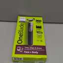 Philips Norelco for Face + Body, Electric Beard Trimmer, Shaver and Groomer, 5in1 Adjustable Comb, 1x Body Kit, Model QP2834/70, Black/Lime Green