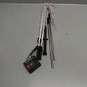 Solar Power Outdoor String Lights 50cm Meteor Shower Rain LED Lights 10 Tube Snowfall String Fairy Lighting for Christmas Tree Valentine Holiday Party Outdoor Garden Decoration (Red)