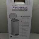 Munchkin UV Diaper Pail #1 in Odor Control, Includes 1 UV Snap, Seal & Toss Bag and 1 UV Refill Ring