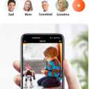 Two Way Pet Camera with 2.8 inch HD Screen, 1080P Video Calling Camera for Indoor Home Security, Indoor Home Nanny/Dog/Baby Security Device with Phone App
