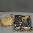 Jetec 45 Pcs Small Thank You Gift Bag Bulk 5.5x4.7x2.5'' Mini Paper Favor Bag with Handle Ribbon for Graduation Mother's Day Baby Shower Wedding Anniversary Birthday Party(Black/gold)