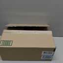 GarveeHome Hallway Runner Rug 2x6 Non Slip Scalloped Washable Rug for Kitchen Entry Stain Resistant Modern Border Throw Floor Carpet Long Runner Mat for Bathroom Living Room Bedside, Brown