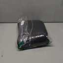 BYMECOST Lumbar Support Pillow for Car, Memory Foam Car Seat Back Support Pillow for Driving, Back Cushion with Strap for Pain Relief, Ergonomic Back Cushion for Office Chair, Wheelchair (Black)