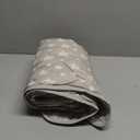 Baby Blanket for Boys and Girls, Soft Cozy Toddler Comforter Quilted with Grey Star Print, Ultra Soft and Comfortable Down Alternative Crib Comforter, 39x47 Inches