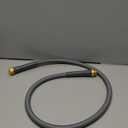 SKYWARD Short garden hose with Female to Male Metal Connector, nylon braided, inner tube PVC material, flexible and lightweight, Kink Free Water Hose, easy to use & Store (4ft)