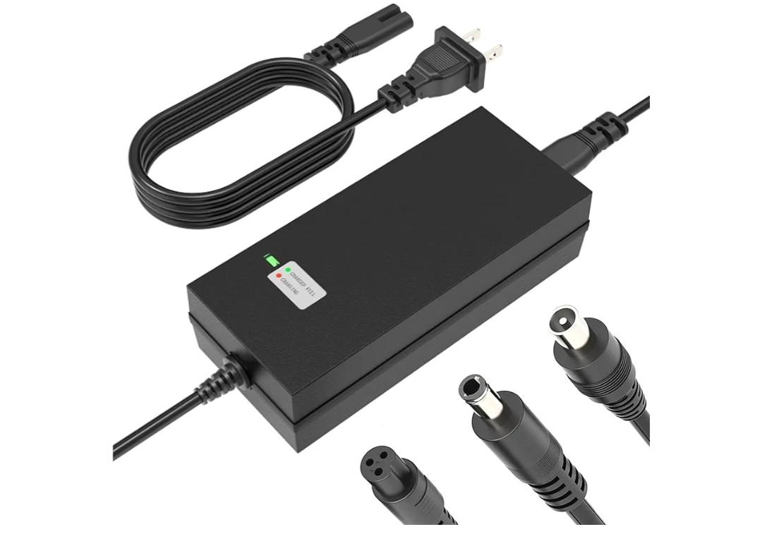 EVAPLUS SGS Certified 42V 2A Fast Charger with 3 Types of Connectors | for 36V Lithium Batteries- Compatible with Pocket Mod, Sports Mod, Electric Scooters