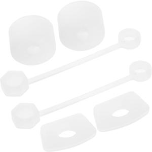 Alipis 2set Silicone Spill Tumbler Stopper Leakproof Straw Cover Caps for Easy Use Installation Lightweight Dishwasher Safe Compatible Cups Mugs