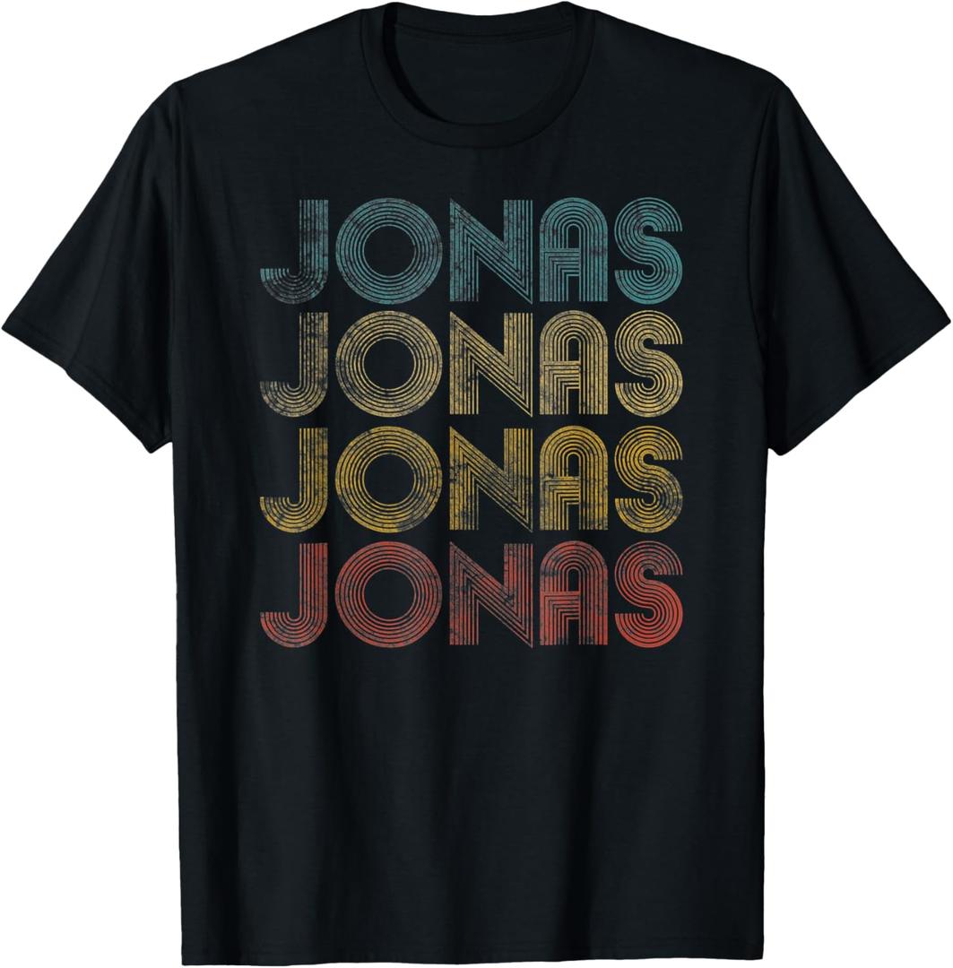 Jonas first given name pride vintage distressed T-Shirt