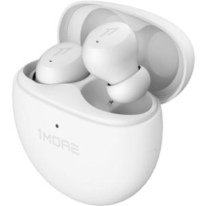1MORE Active Noise Cancelling Earbuds - ComfoBuds Mini Wireless in Ear Headphones, Bluetooth 5.0, Up to 40dB ANC, Clear Calls, Wireless Charging, Waterproof, White