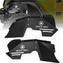 Front Inner Fender Liners for 2007-2018 Jeep Wrangler JK JKU, Carbon Steel