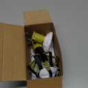 Dreyoo 2 Piece Set Light Bulb Changer, Floodlight and Suction Cup Light Bulb Changer Compatible with DocaPole and Other Standard Threaded Extension Pole, Pole Not Included(Yellow)