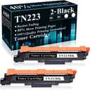 2 Black TN223 / TN223BK Toner Cartridge Replacement for Brother MFC-L3770CDW L3710CW L3750CDW L3730CDW HL-3210CW 3230CDW 3270CDW 3290CDW DCP-L3510CDW L3550CDW Printer,Sold by TopInk