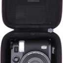 LTGEM Case Compatible with Fujifilm Instax Mini 12/41 / 11/99 / 40 / SE Instant Film Camera, Hard Travel Carrying Storage Bag - Black(Case Only)