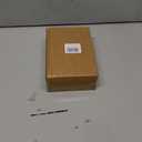 VITVITI Glass Mouthwash Dispenser for Bathroom, 10 OZ Mouth Wash Container Bottle with Lid Cup, Countertop Small Clear Refillable Mouthwash Dispensers Decanter, Set of 2 (Black)