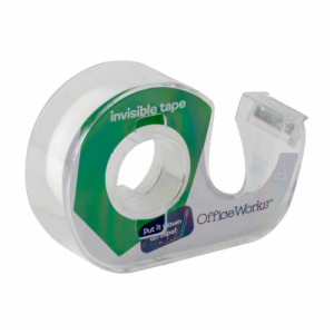Office Works Invisible Tape - Clear, 0.75 in x 8.3 yd