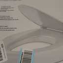 KOHLER 25875-0 Hyten 3" Height, Elevated Soft Close Elongated Toilet Seat, Contoured Seat with Grip-Tight Bumpers, Quick-Attach Hardware, No Slam Toilet Seat, White