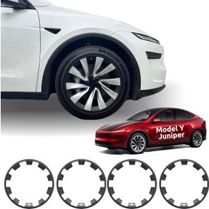 Rim Protector for Tesla 2025 2026 Model Y Juniper 20 Inch Helix Wheel Cover All-in-one Car Tire Trim Rings Rim Case Hubcaps Model Y Juniper Accessories