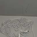 Ineonlife Spooky Ghost Neon Sign Halloween Neon Signs For Wall Decor Led Lights Party Bedroom Bar Man Cave Club Pub Shop Window Decoration Halloween Gifts Adjustable USB Powered 16.38x11.02in