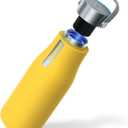 Philips Water GoZero UV Self-Cleaning Smart Water Bottle Vacuum Stainless Steel Insulated Water Bottle with Handle Double-wall, Auto Cleaning, Keep Drink Hot or Cold, BPA Free