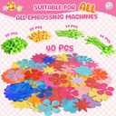 2 x Einailvk DIY Flower Bouquets Toys Accessories, DIY Arts & Crafts Flowers Toy Accessories, Toys for Girls 4-8 Year Old, Ideal Birthday Christmas Gift for Girls 3 4 5 6 7 8 yr Old, 174PCS (Multi)