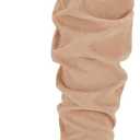 Coutgo Womens Over The Knee Boots Thigh High Pointed Toe Slouchy Stiletto High Heel Long Sexy Dress Fall Shoes (7.5, Khaki)
