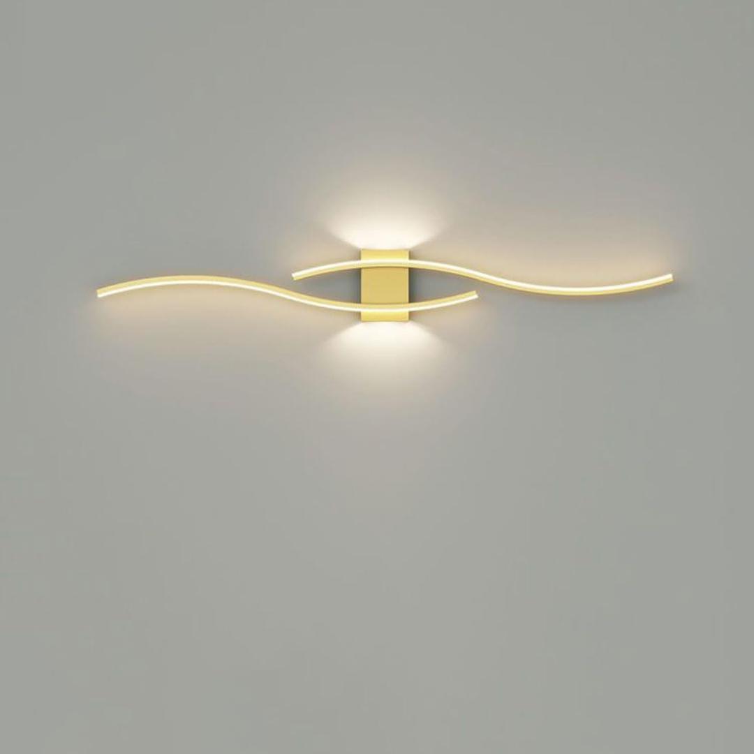 Modern Wall Light Fixtures, 24W Dimmable LED Wall Sconce, Indoor Wall Lamp for Hallway, Wall Mounted Lamp Fixture, Black Bathroom Vanity Light for Living Room Bedroom Stairs (Gold) Modern Wall Light Fixtures, 24W Dimmable LED Wall Sconce, Indoor Wall Lamp for Hallway, Wall Mounted Lamp Fixture, Black Bathroom Vanity Light for Living Room Bedroom Stairs (Gold)