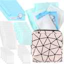 Tondiamo First Period Kit for 9-12 for School Menstrual Starter Kit Essentials for Tween Girls Gifts Box with Sanitary Pad Bag 25 Sanitary Napkins 10 Feminine Wipes