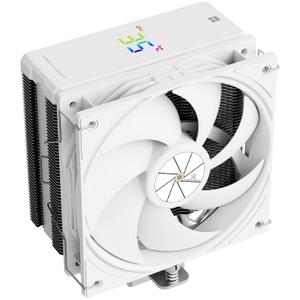 Thermalright Assassin X 120R Digital White CPU Air Cooler, 2000RPM Speed,4 Heatpipes, 12cm Quiet PWM Fan CPU Cooler, Digital Screen Top Cover,for AM4/AM5,Intel LGA1700/1851/1150/1151/1200, PC Cooling