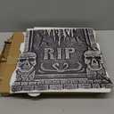 Yerliker 6 Styles 27 Inch Halloween Tombstone Outdoor Decorations Yard Stakes Signs Graveyard Tombstones for Halloween Props Lawn Decorations