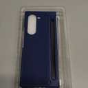 Maxdara for Samsung Z Fold 6 Case, with S Pen Slot & Privacy Tempered Glass Screen Protector & Hidden Kickstand, Support Wireless Charging Phone Cover for Galaxy Z Fold 6 5G, Blue (Privacy Screen)