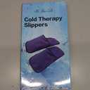 Gel Cold & Hot Therapy Slippers - 360 Full Foot Coverage for Plantar Fasciitis, Neuropathy, and Swelling Relief - Pliable Gel Ice Pack Wrap for Post-Surgery, Chemo, and Sore Feet(Blue, Large)