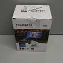 Mini Projector, Projector with Wifi and Bluetooth Built-in Battery 4K Portable Projector for Outdoor Bedroom, Smart Projectors 1080P Compatible with iphone/TV Stick/HDMI/Laptop