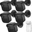Blink Outdoor Camera Wall Mount Compatible with 2K+ & 4th Gen,3 Pack Weatherproof Protective Housing,360 Degree Adjustable with Blink Sync Module Core Outlet Mount for Blink Camera System